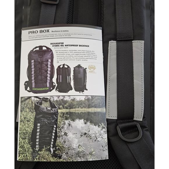 Rockagator Hydric Series 40 Liter Waterproof Backpack - Picture 6 of 6